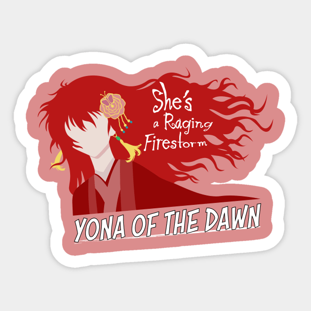 YONA OF THE DAWN + RAGING FIRESTORM Sticker by ShowoffCreative